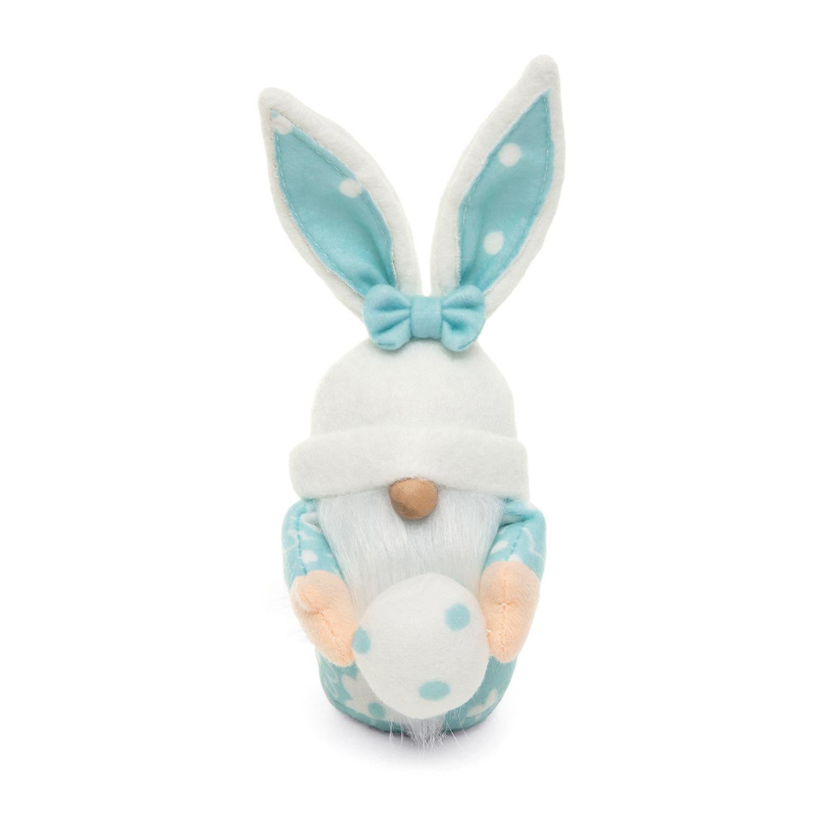 MEADOW BLUE EASTER BUNNY GNOME BLUE/WHITE WITH BUNNY EARS,