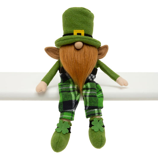 LEPRECHAUN GNOME GREEN WITH BUCKLE HAT