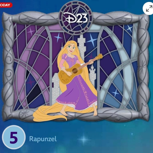 Rapunzel D23 2026 Premier Collection Pins LE1000 Disney Fan Event RSP Exclusive
