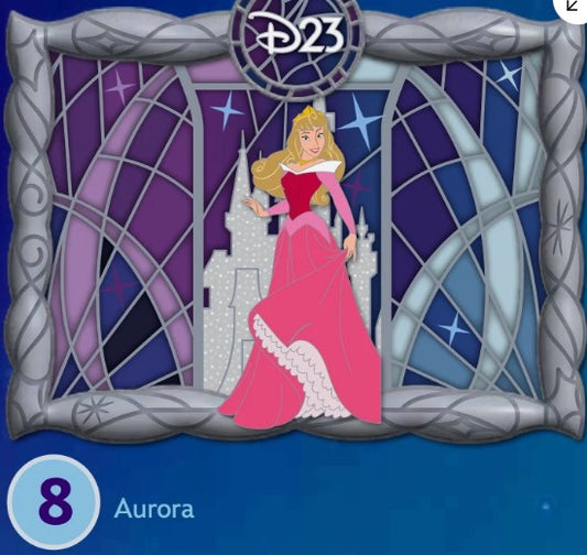 Aurora Sleeping Beauty Briar Rose D23 2026 Premier Collection Pins LE1000 Disney Fan Event RSP Exclusive