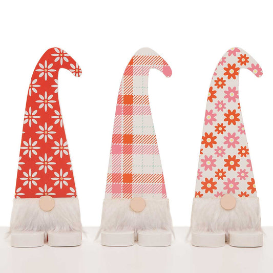 CORAL FAIR WOOD GNOME SIT-A-BOUT CORAL/WHITE