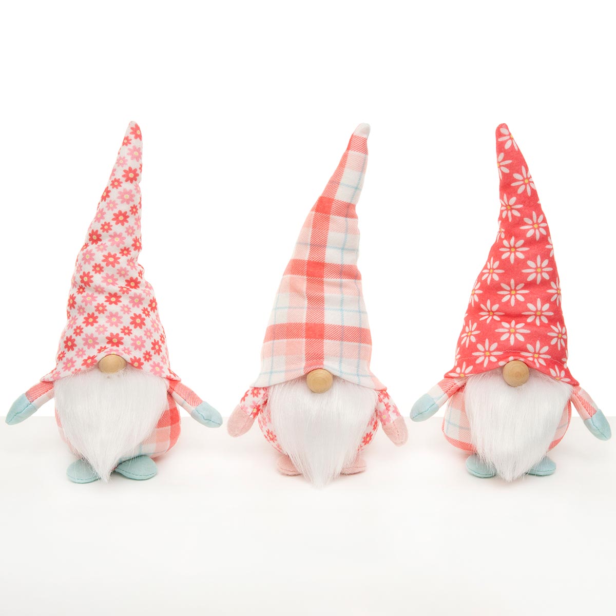 CORAL FAIR GNOME CORAL/WHITE/BLUE WITH WIRED HAT