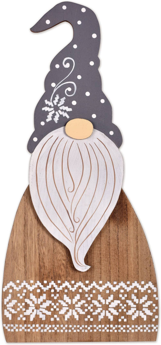 Handmade Gnome Wood Sign Wall Décor Medium Size