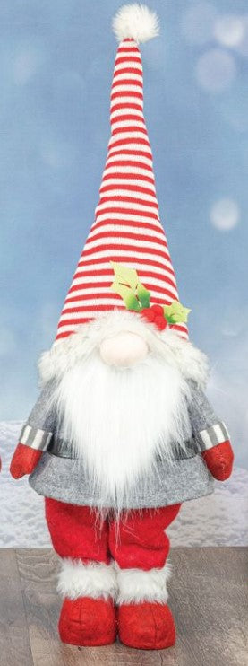 STRIPED SANTA GNOME STANDER 2 ASST.