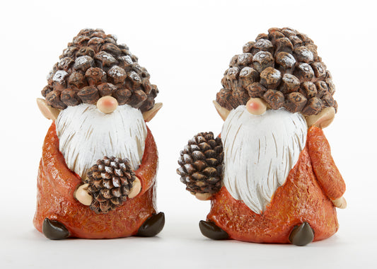 Pinecone Hat Gnome Resin