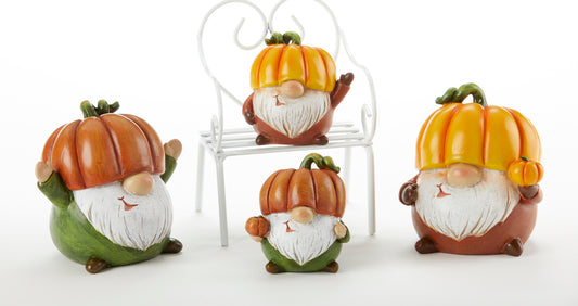 Pumpkin Head Gnomes