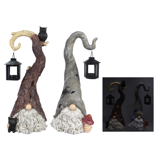 Gnome Resin Halloween Spooky Woods Tealight Holder with Tealight
