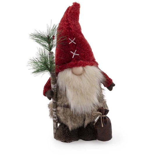 Odin Nordic Gnome With Pine tree Stick Christmas and Winter