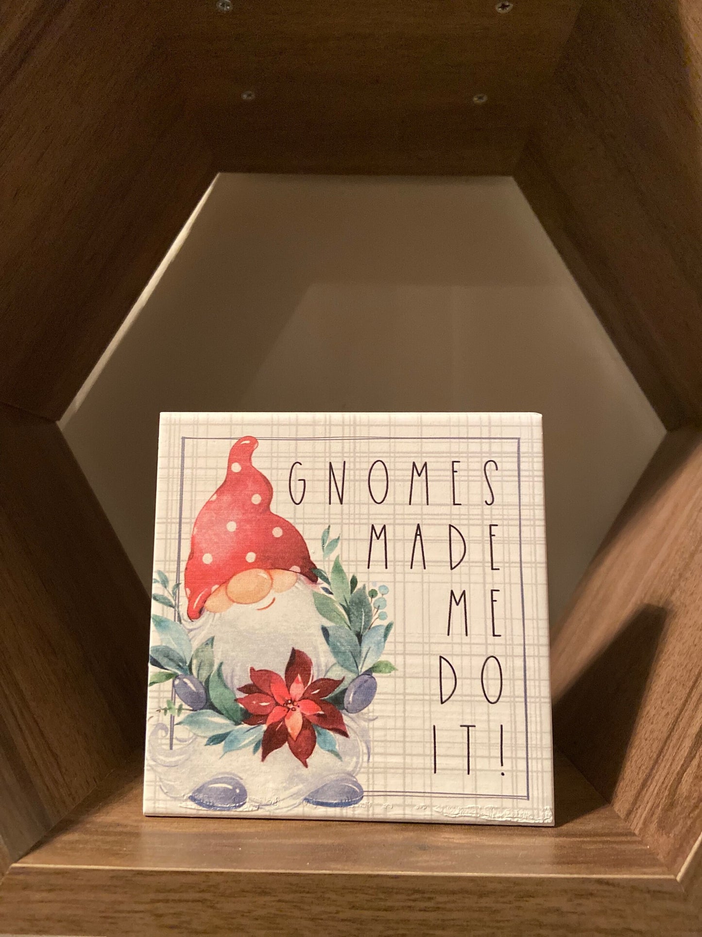 Gnomes Made Me Do It Sign