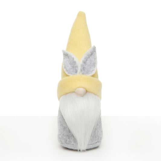 BUNNY GNOME YELLOW/GREY WITH BUNNY EARS ON HAT