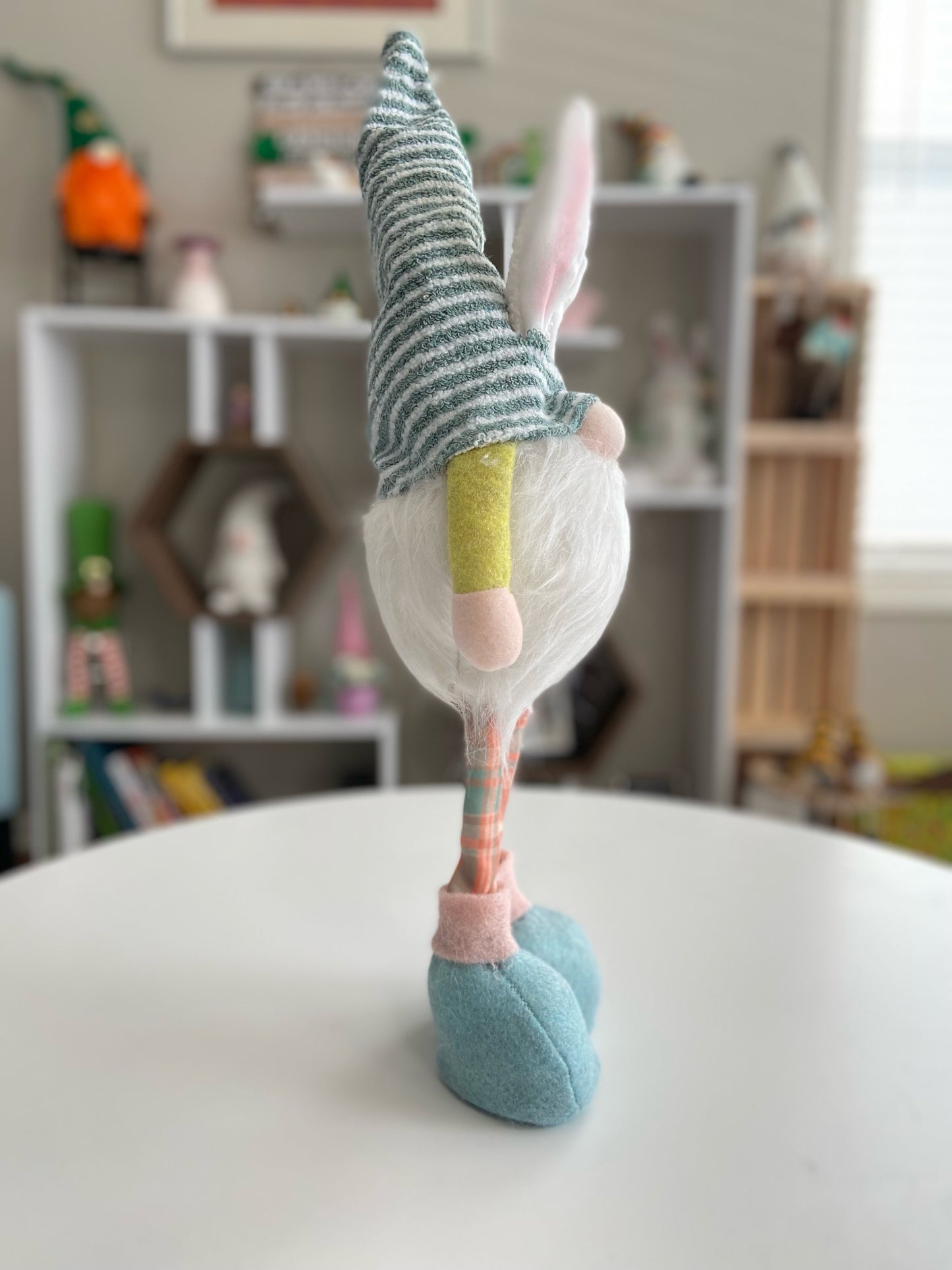 Easter Stripes Gnome Stander with LED - Pick One or Both