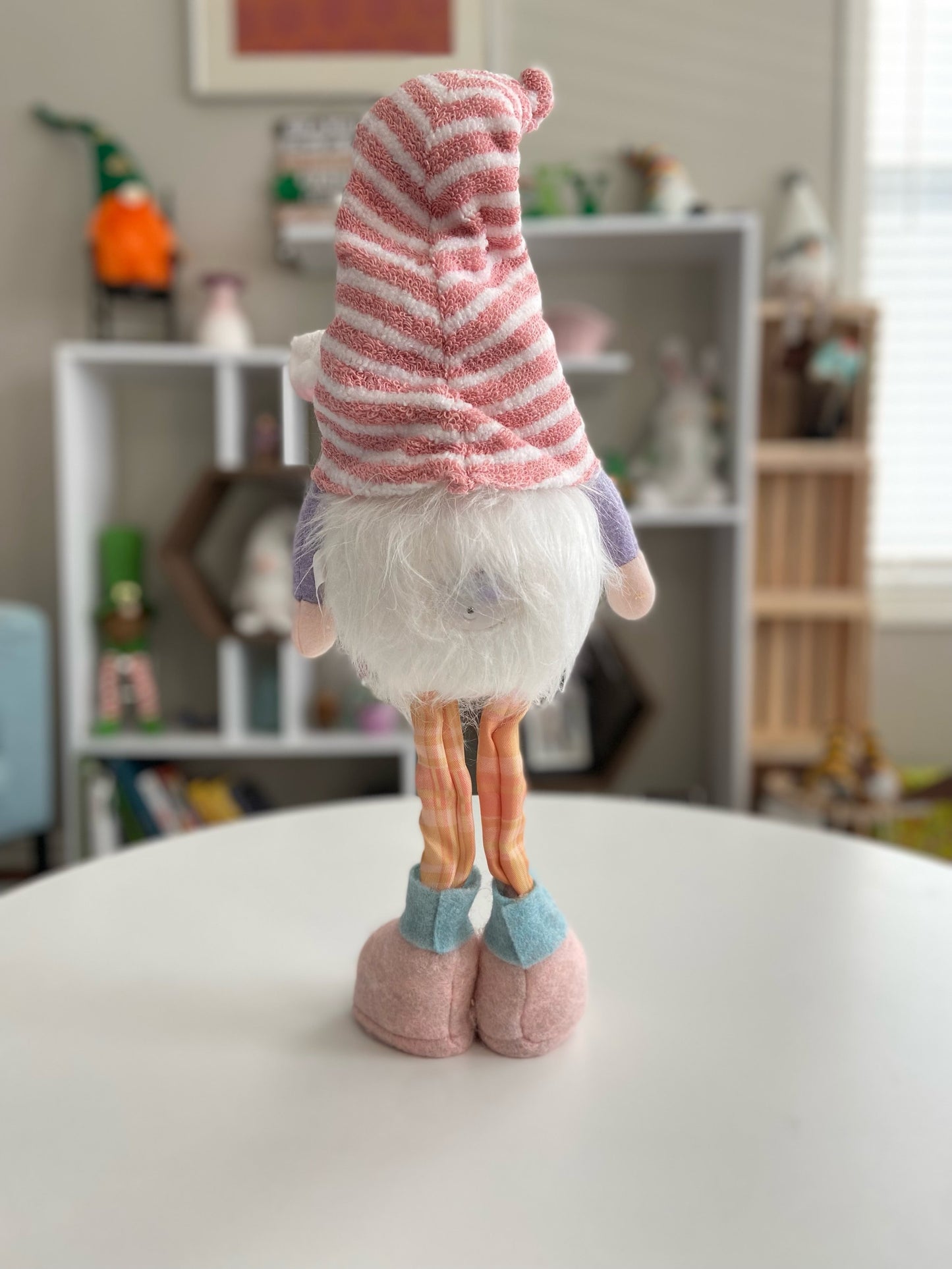 Easter Stripes Gnome Stander with LED - Pick One or Both