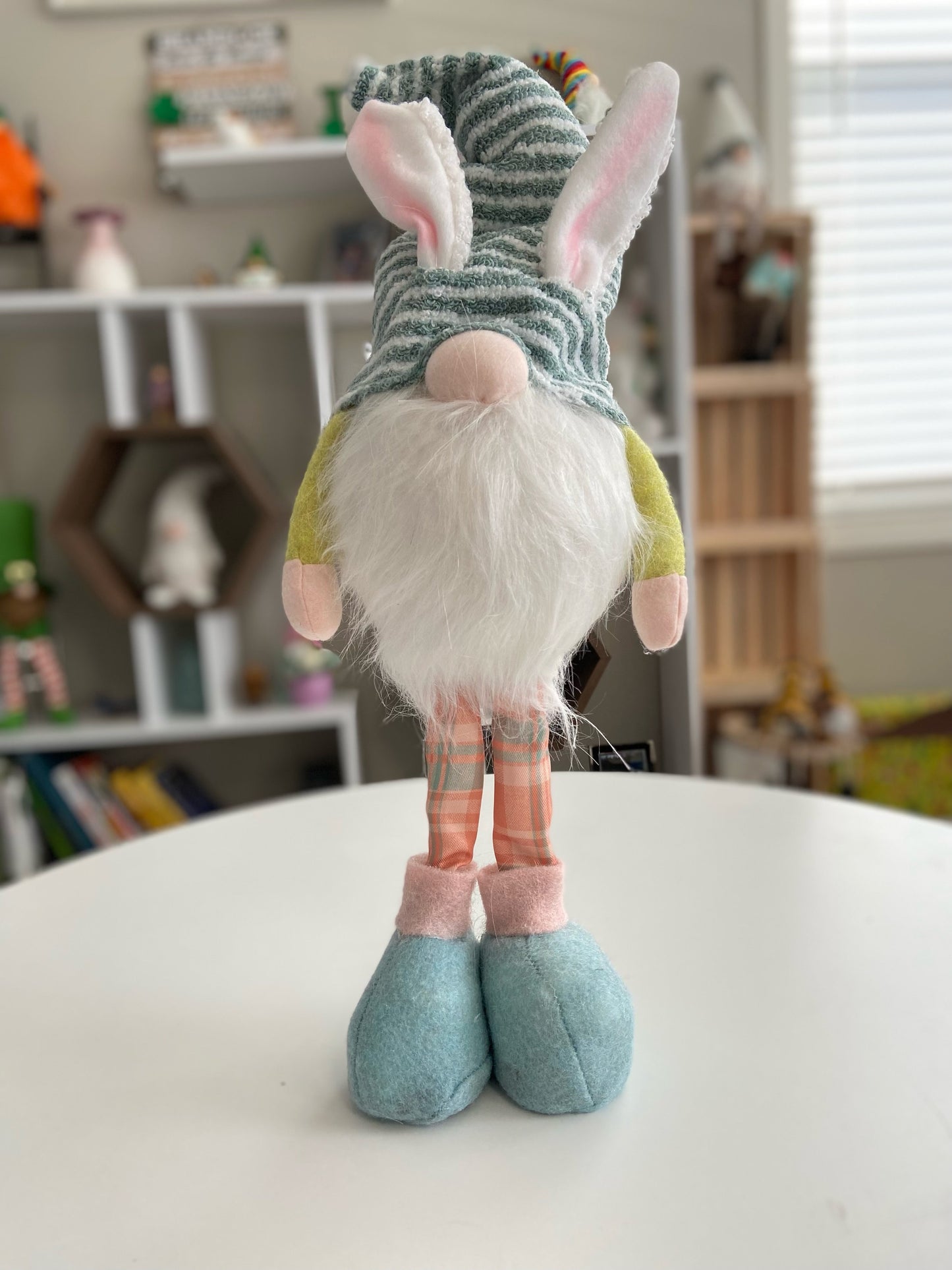 Easter Stripes Gnome Stander with LED - Pick One or Both