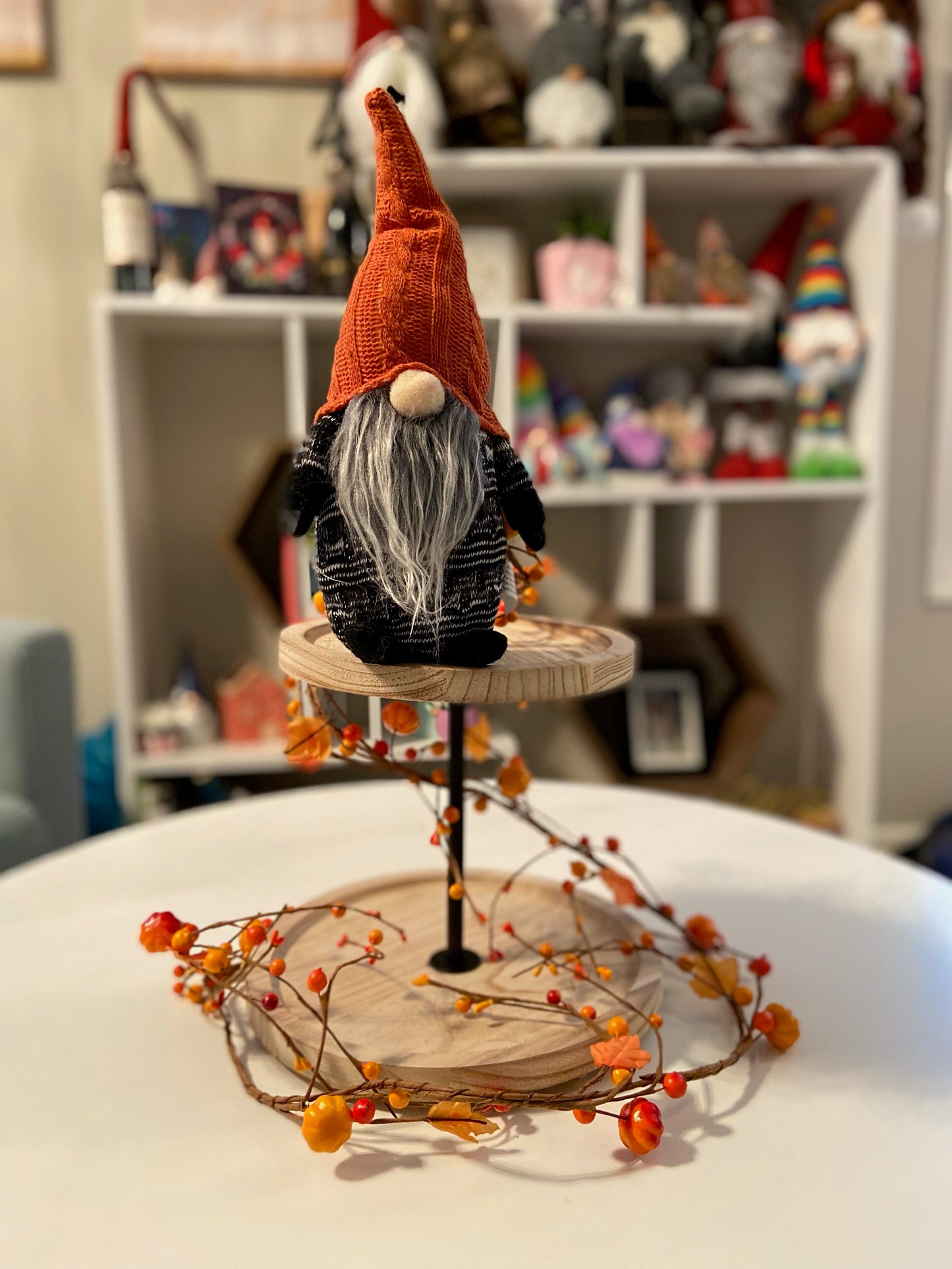 Autumn Gnome with Pattern Sweater