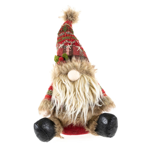 Nick the SITTING SANTA Gnome