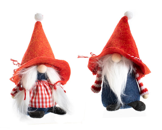 Ned and Nancy the Gingham Gnomes