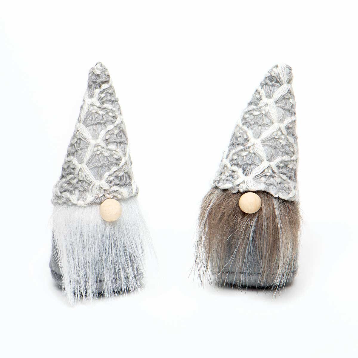 Wee Little Gnome with Soft Hat and Tiny Wood Nose
