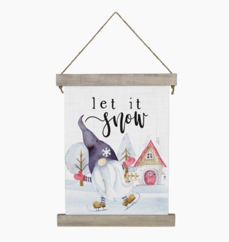 Gnome Hanging Canvas Signs Made in the USA