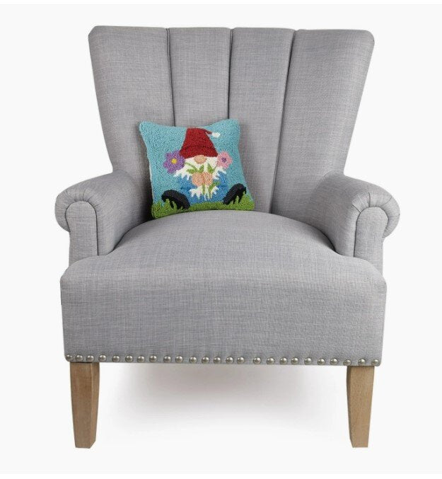 Spring Time Flower Gnome Pillow