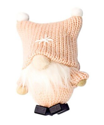 Giftable Tiny Gnomes With Wool Knit Hats and Wood Shoes in Multiple Colors