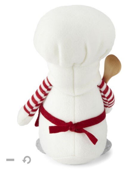 Large Chef Gnome with Wooden Spoon and White Beard