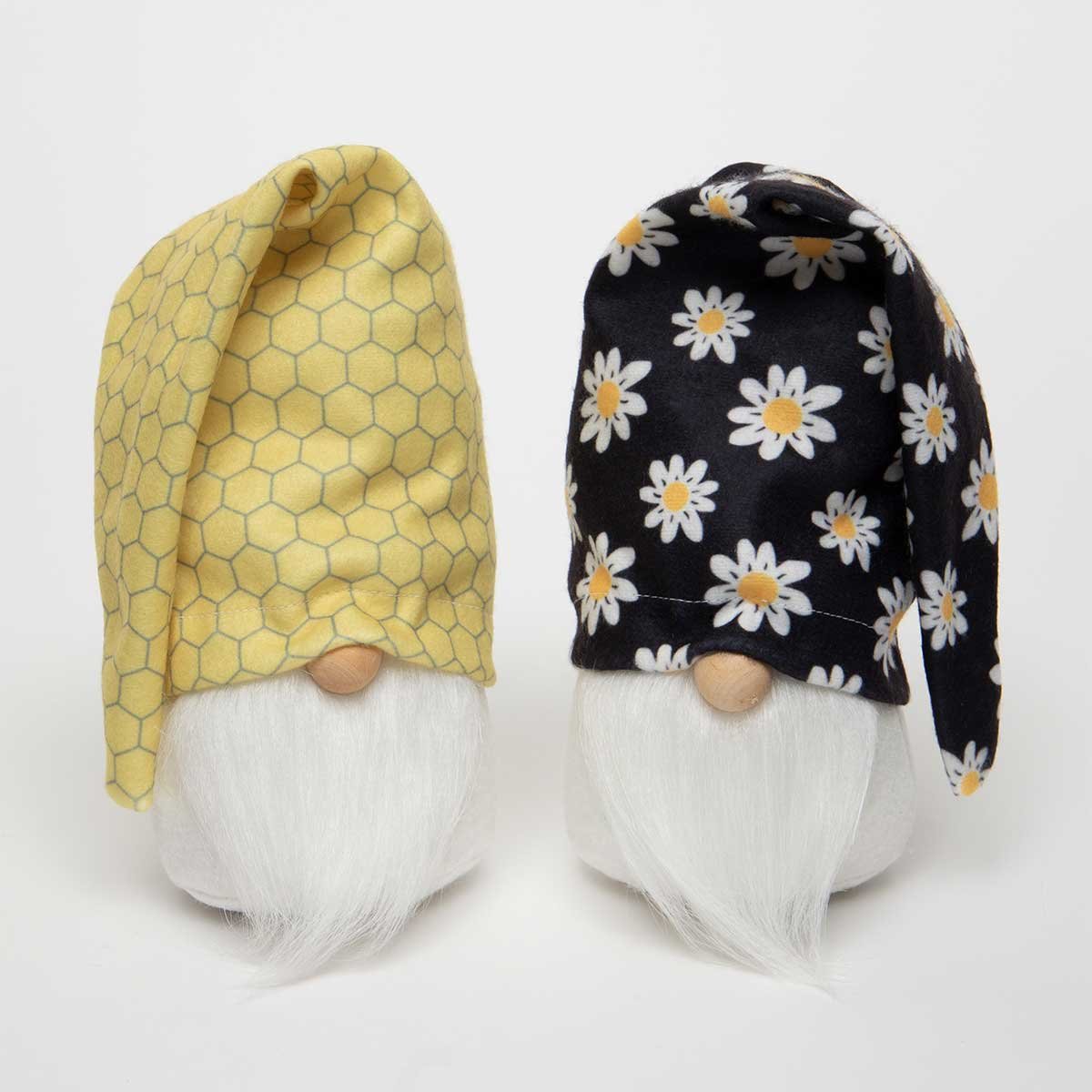 Daisy Flower or Honeycomb Gnome with Wood Nose 7" Large