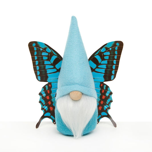 BUTTERFLY GNOME BLUE WITH WINGS