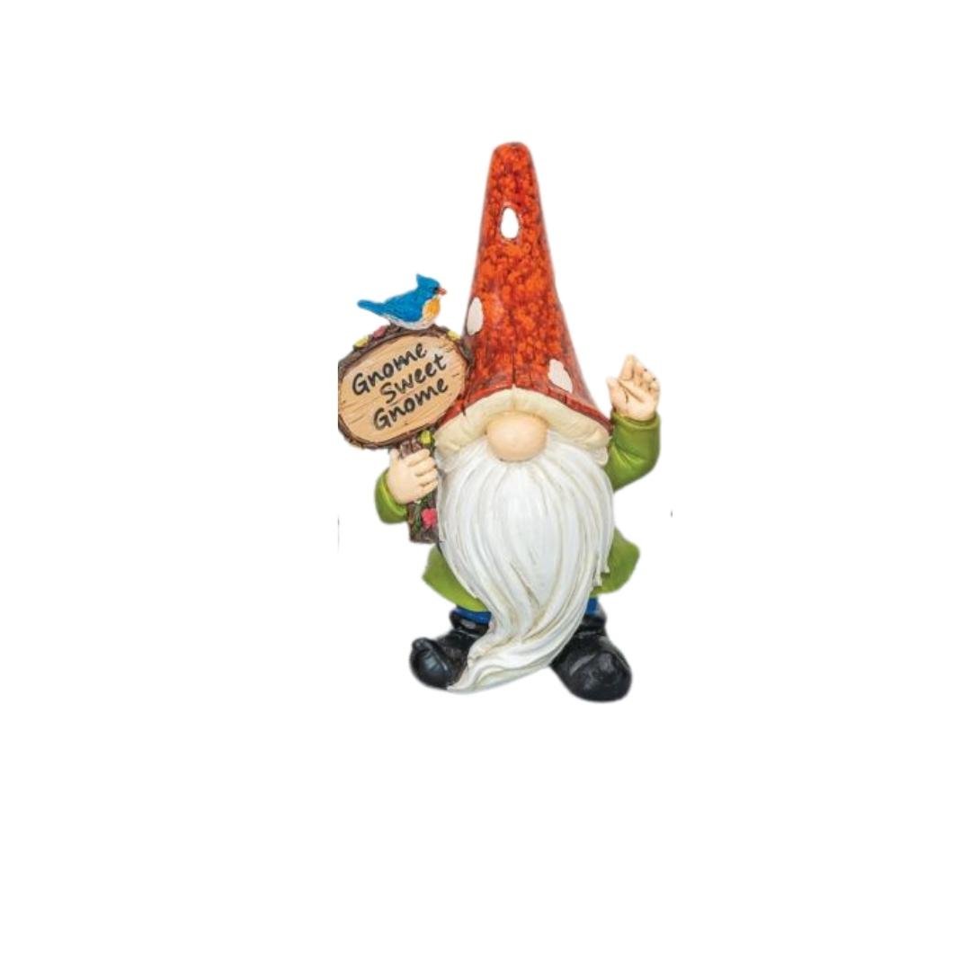 MUSHROOM GNOME TABLETOP Choose Flower, Wood Sign, Bird or All Three