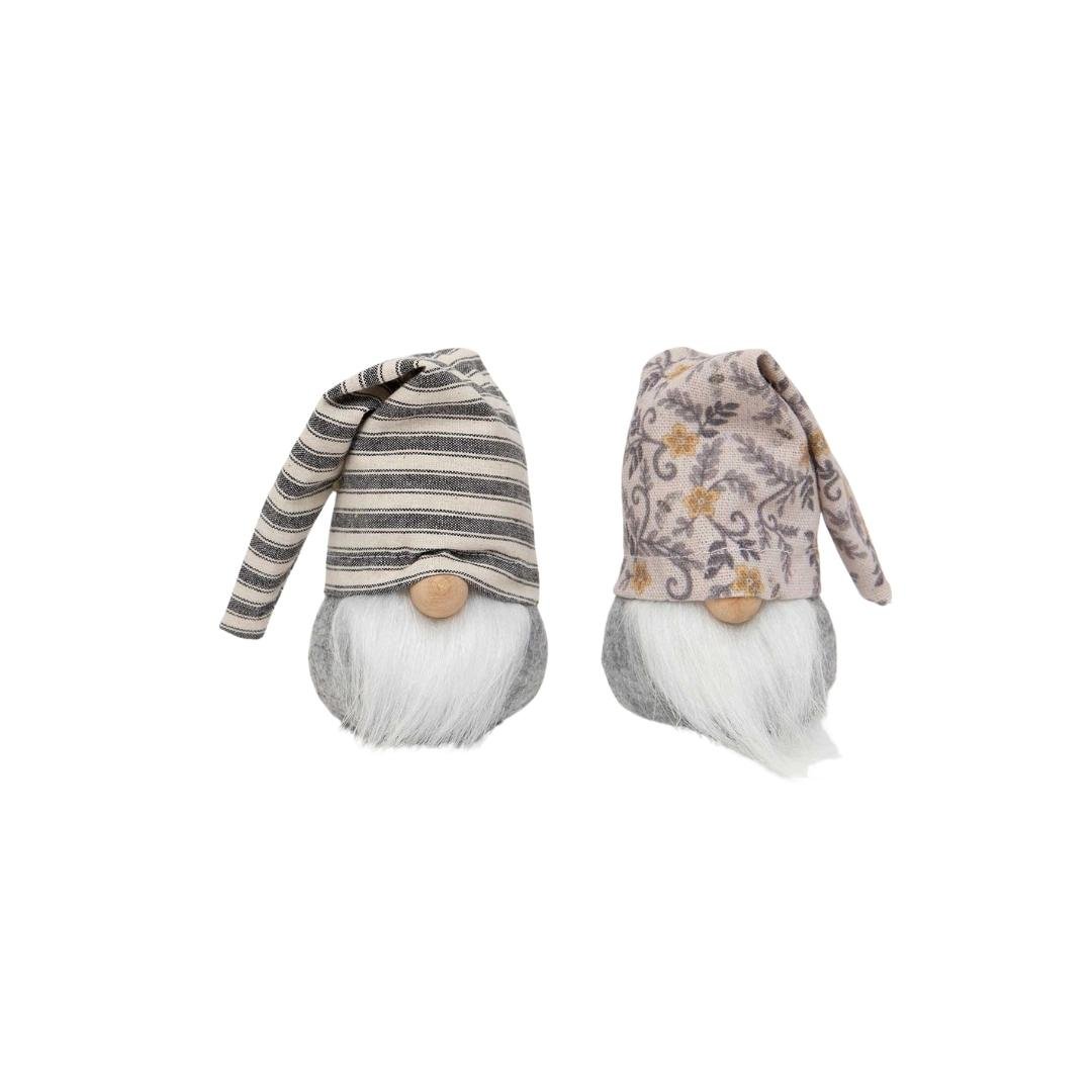 Mr. Dandy Gnome with Wood Nose 4.25" Small - Striped or Paisley or Both
