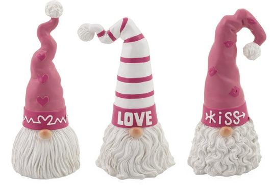 Kissy Love Gnomes set of 3 Included