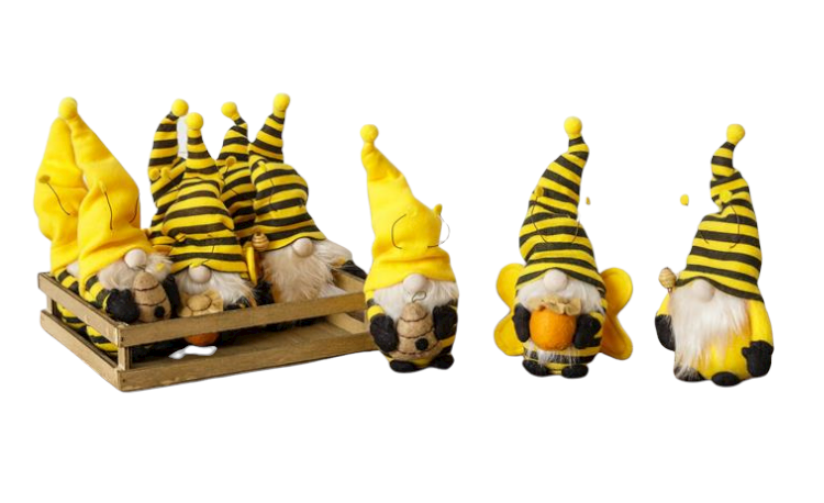 Small Honey Bee Gnomes - Pick One or all Three