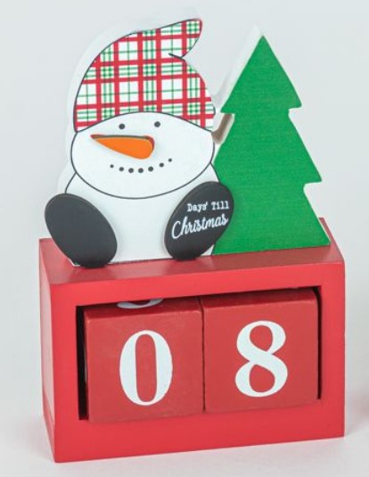 SNOWMAN GNOME CHRISTMAS COUNTDOWN 2 ASST