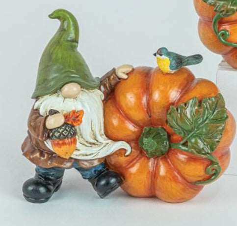 GNOME AND PUMPKIN TABLETOP 2 ASST