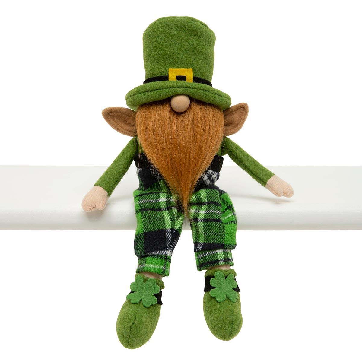 LEPRECHAUN GNOME GREEN WITH BUCKLE HAT