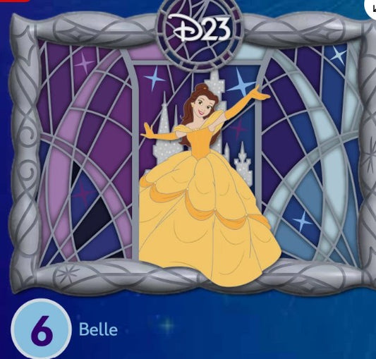Belle Beauty and the Beast D23 2026 Premier Collection Pins LE1000 Disney Fan Event RSP Exclusive