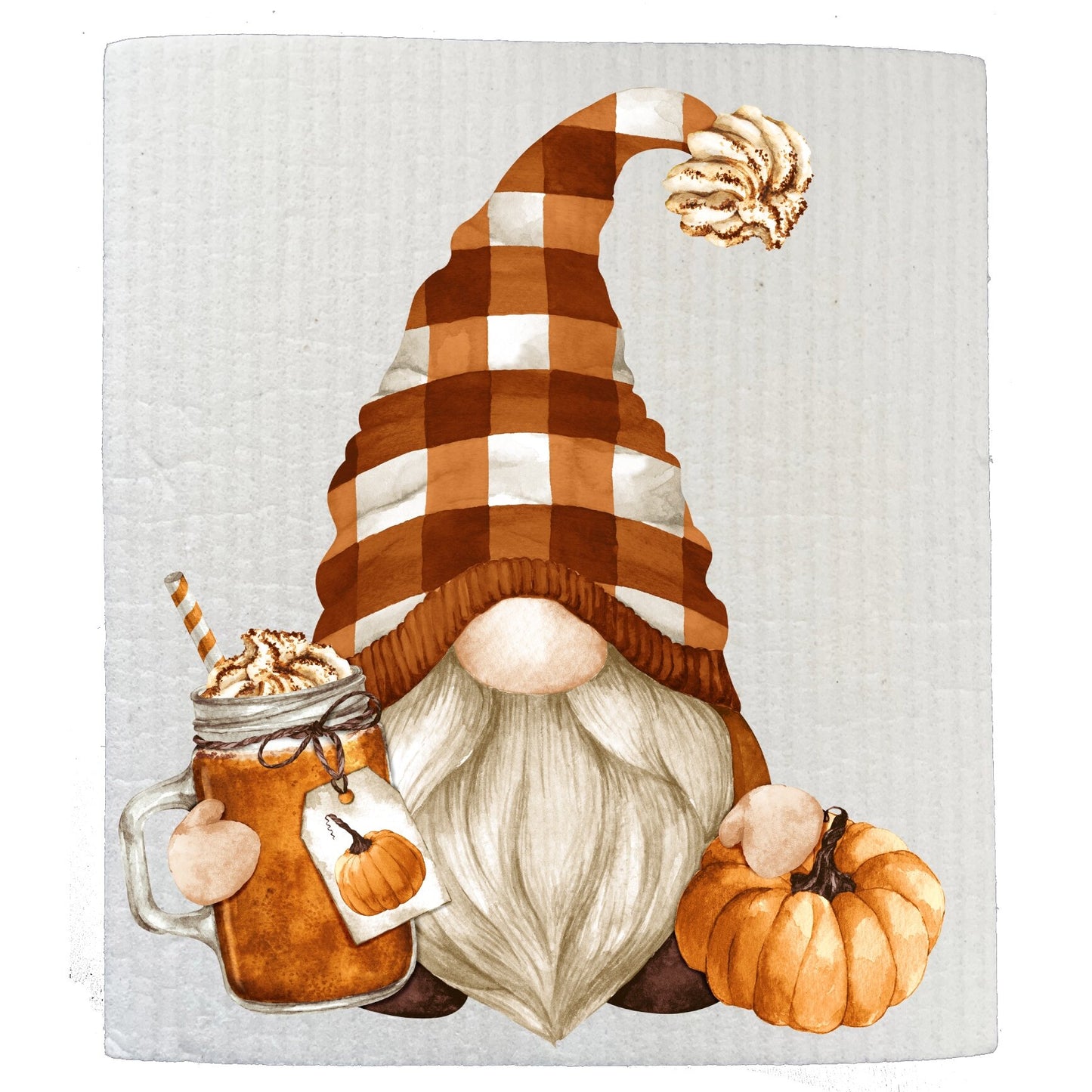 Gnome Themed Environmentally Friendly Swedish Dish Towels