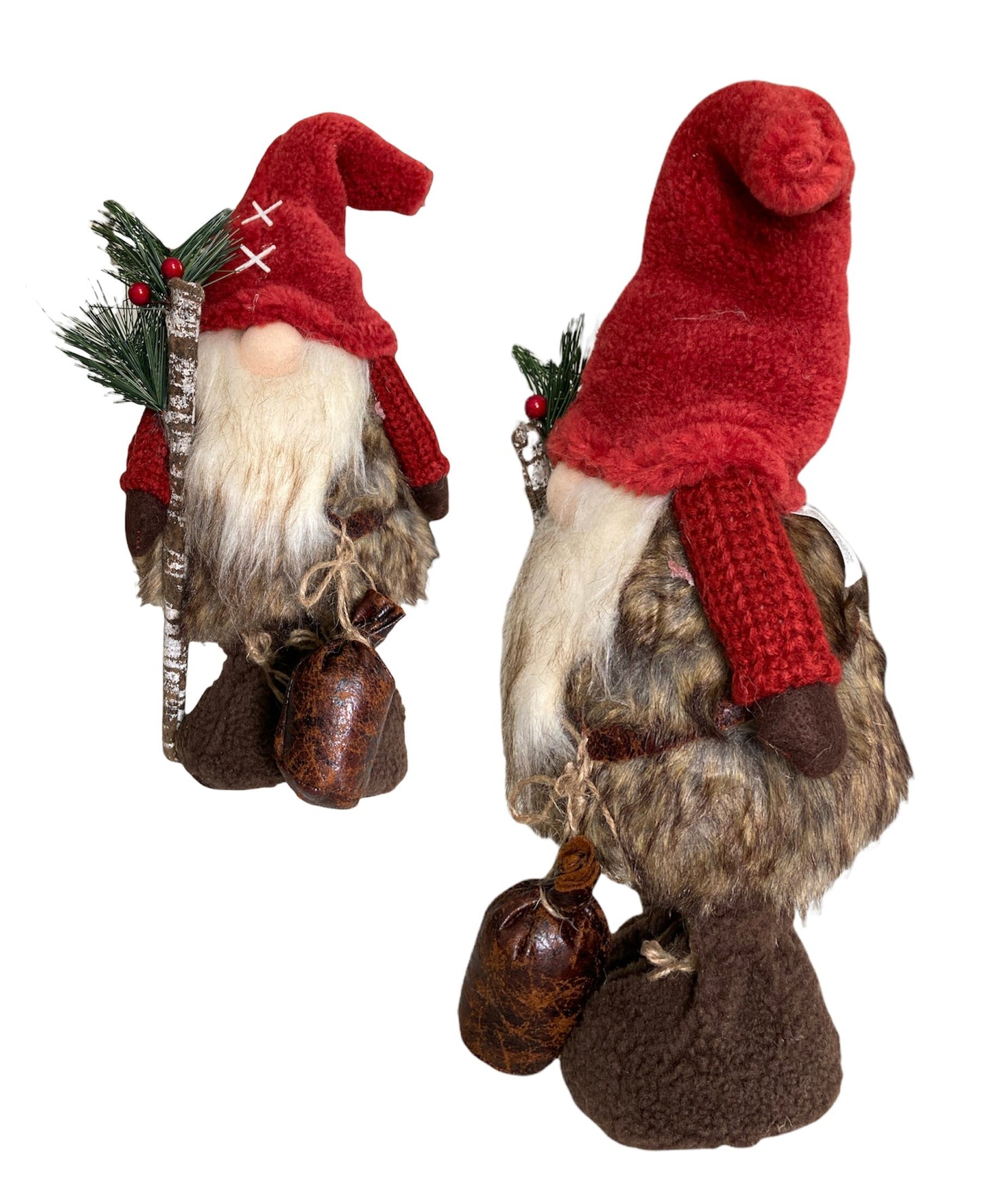 Odin Nordic Gnome With Pine tree Stick Christmas and Winter