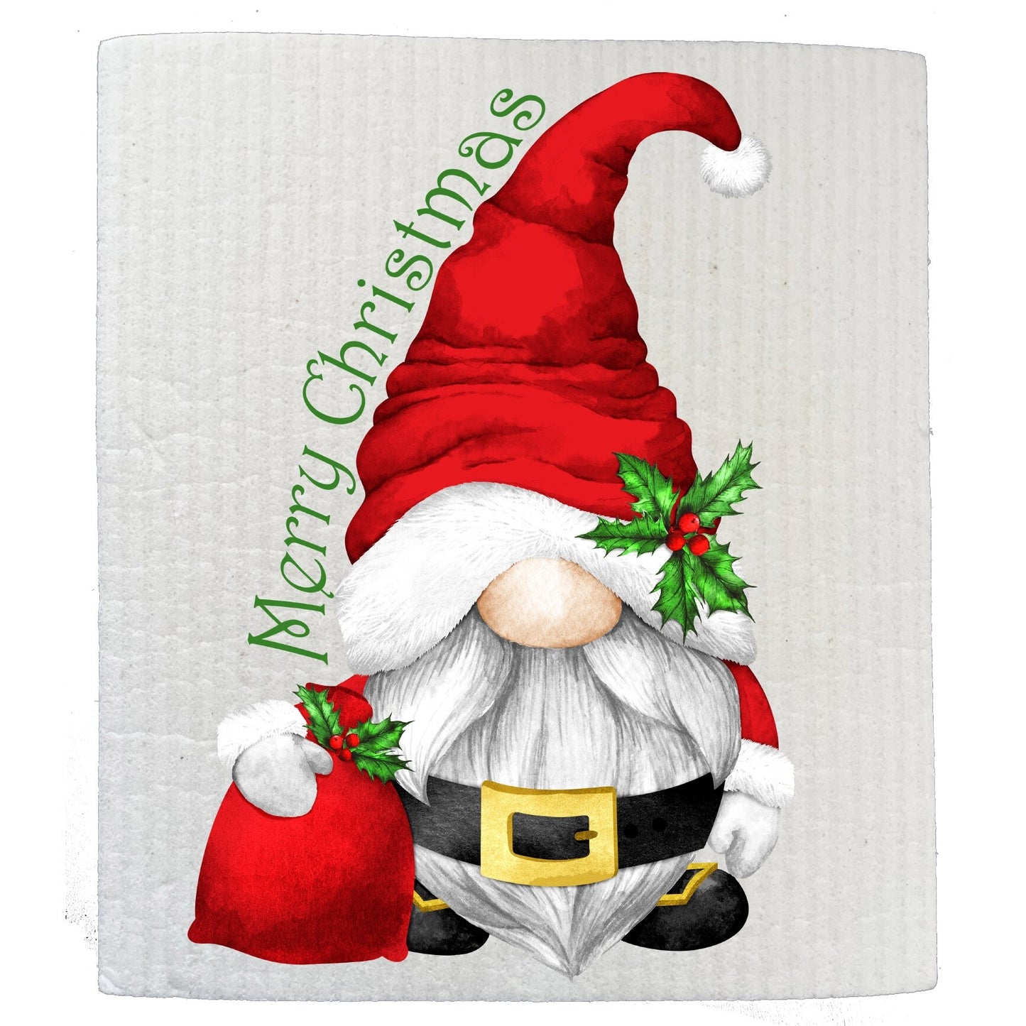 Gnome Themed Environmentally Friendly Swedish Dish Towels