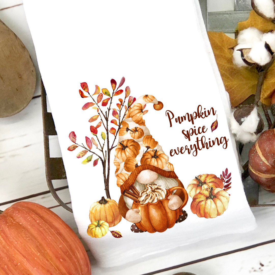 Oversized 27” x 27" - Autumn Themed Dish Towels