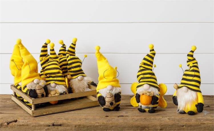 Small Honey Bee Gnomes - Pick One or all Three