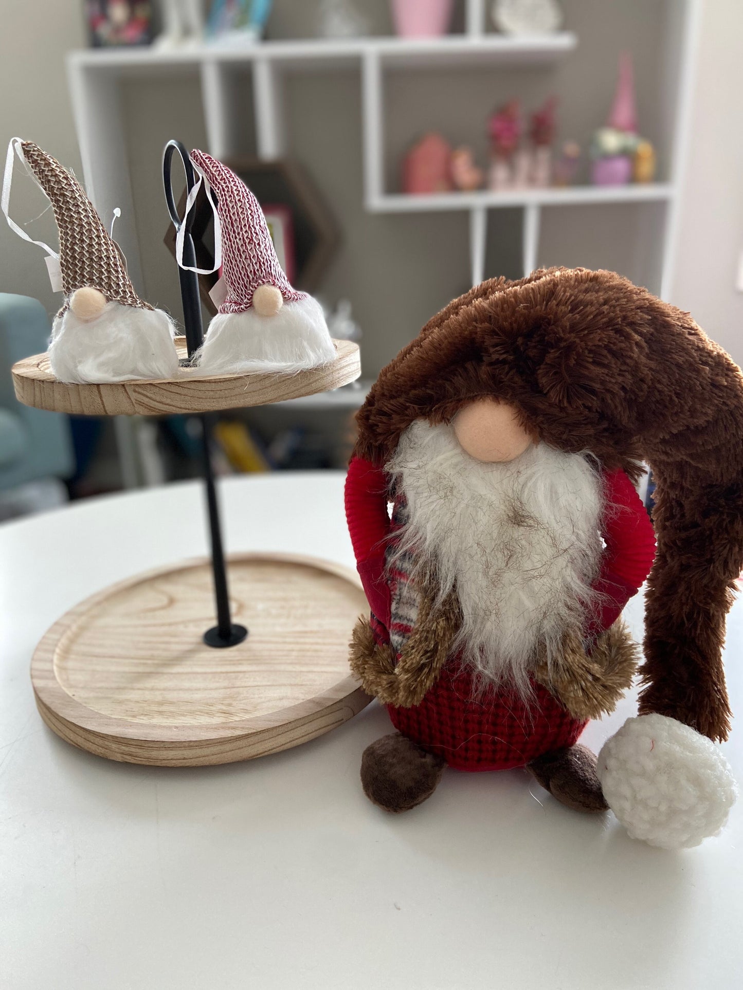CHOCOLATE HAT SANTA GNOME TABLETOP