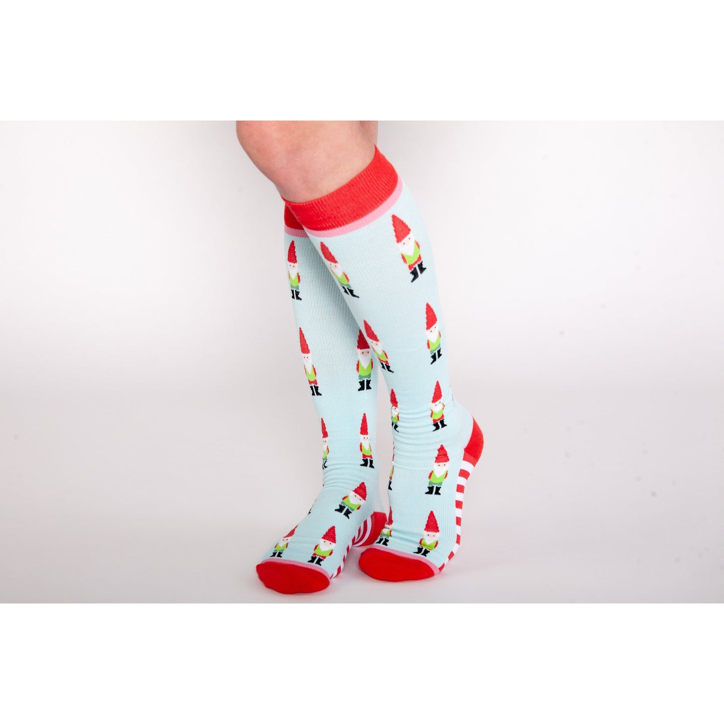 Garden Gnomes Compression Tall Socks