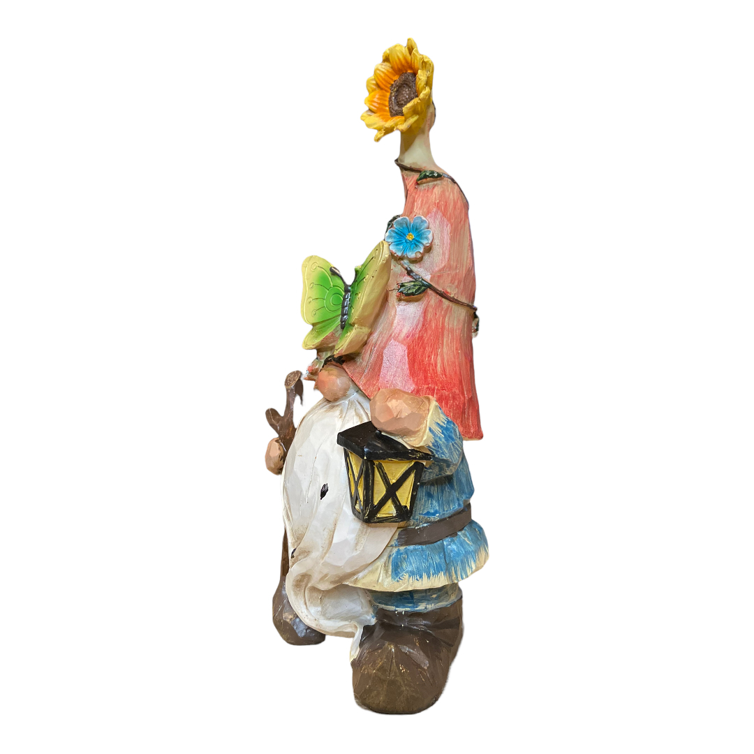 Lola's Finds - Resin Gnome Straw Topper decor and reusable straw