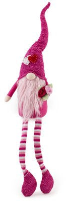 Carrie The Love Gnome with Dangle Legs Hearts and Flowers