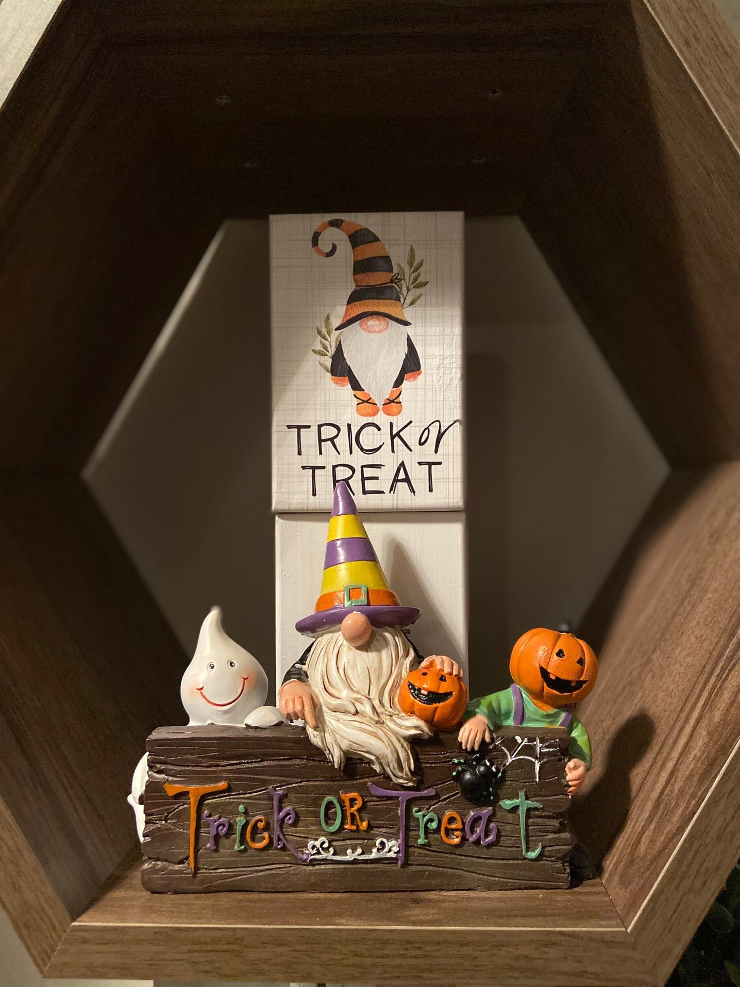 Trick or Treat Gnome Table Top Accent
