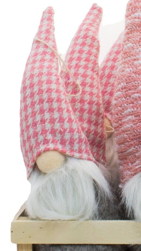 High Quality Small Soft Gnome with Assorted Pink Hat - Cost Per Each and Bundle with 4 of them to save!