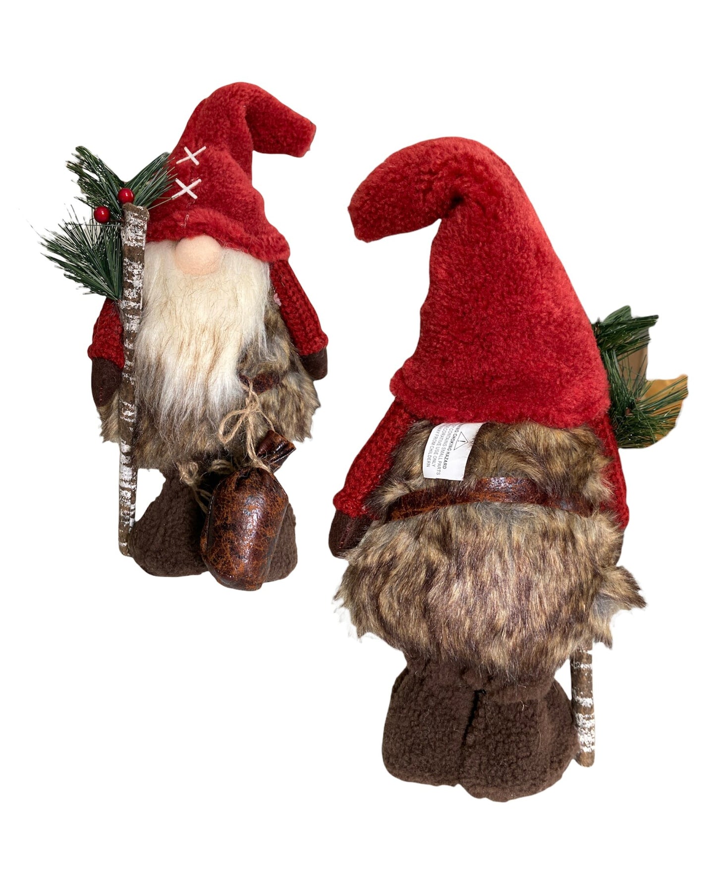 Odin Nordic Gnome With Pine tree Stick Christmas and Winter