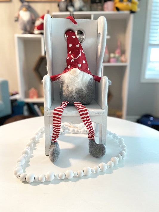 Shelf sitting gnomes with Heart -Price Per Set of 2