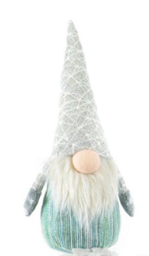 JAMES AND JOEL - ELEGANT GNOMES SITTING W/ LEGS Sparkly all winter long Price Per Each