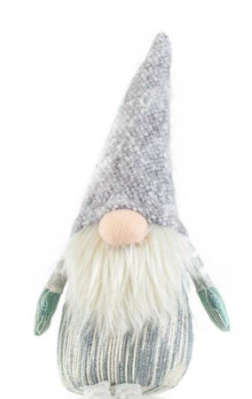 JAMES AND JOEL - ELEGANT GNOMES SITTING W/ LEGS Sparkly all winter long Price Per Each